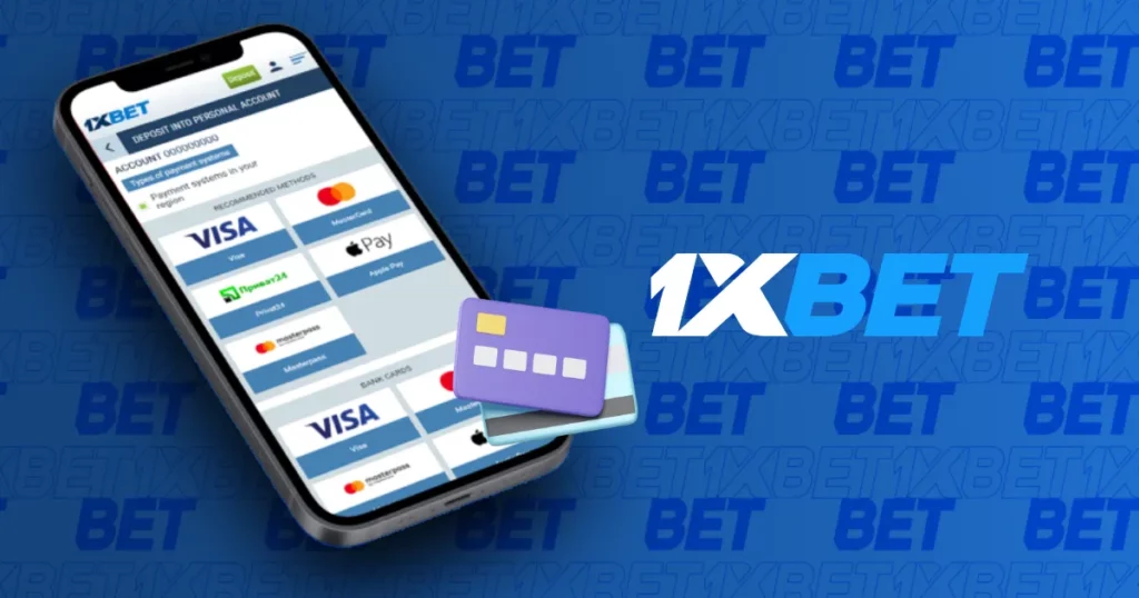 Payment methods in mobile application from 1xBet Bangladesh